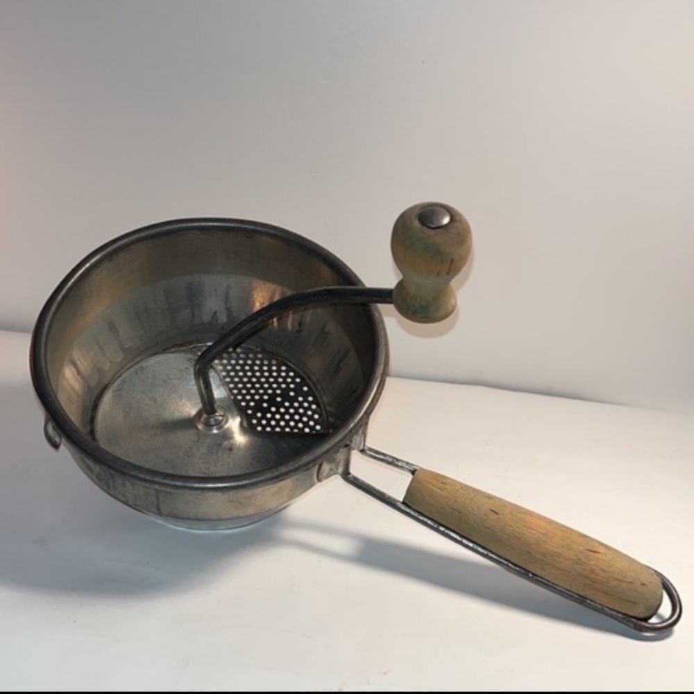 Vintage 1930s Foley Food Mill Rustic Aluminum Kitchenware Kitchen Utensil